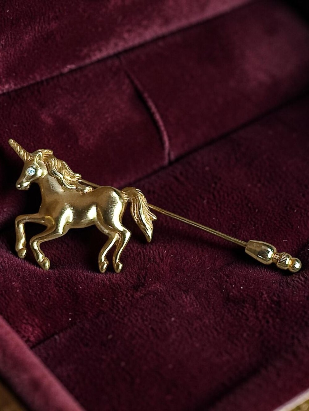 🦄 Vintage Unicorn Stick Pin
